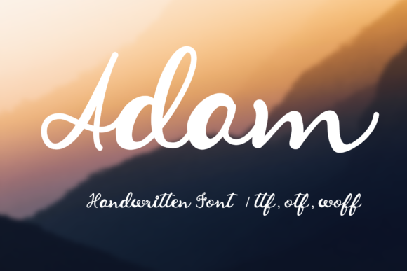 Adam: A Classic Script Font for Your Brand
