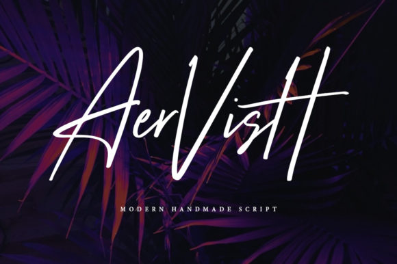 Aervish: The Handwritten Font for Bold Branding