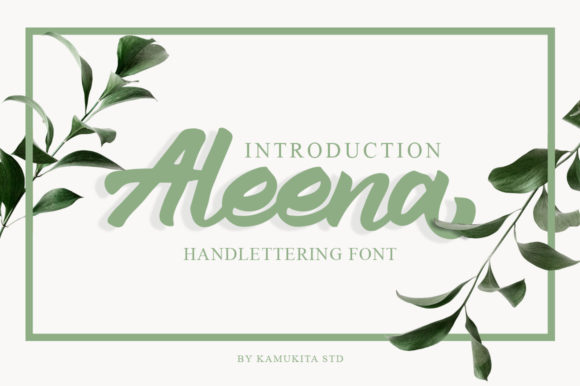 Aleena: A Handwritten Font for Modern Web Design