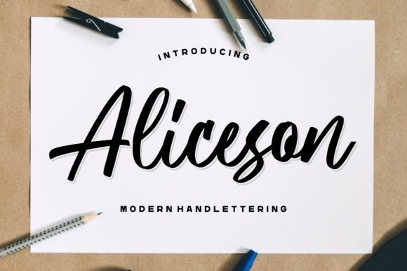 Aliceson: A Designer's Review of This Script Amp Typeface