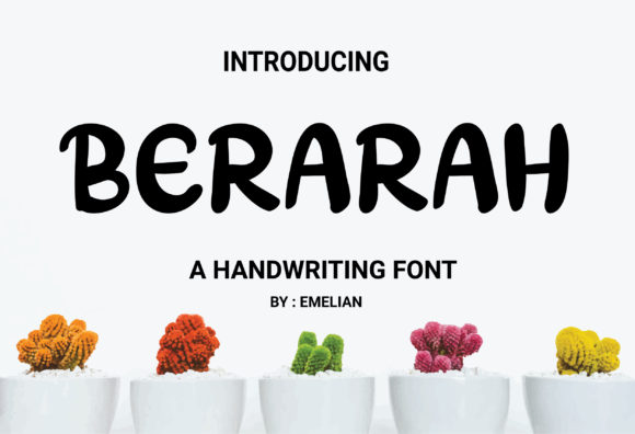 Berarah: A Friendly Handwritten Font for Web Design