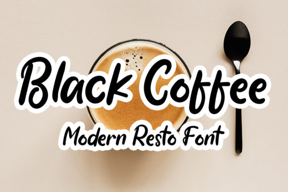 Black Coffee: A Modern Handwritten Font for Branding