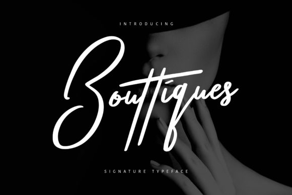 Bouttiques: A Handwritten Font for Editorial Design