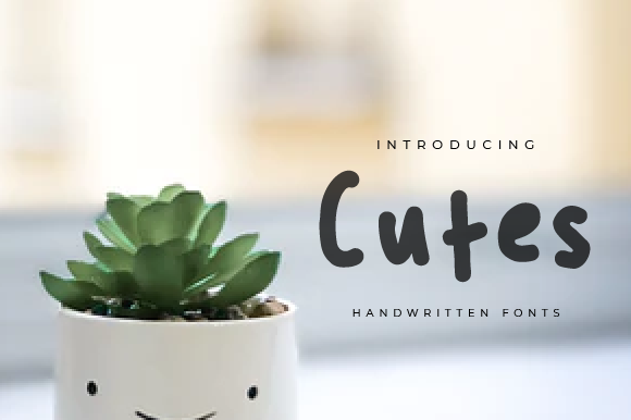 Cutes: A Quirky Handwritten Font for Makers