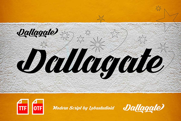 Dallagate: A Premium Handwritten Font for Campaigns