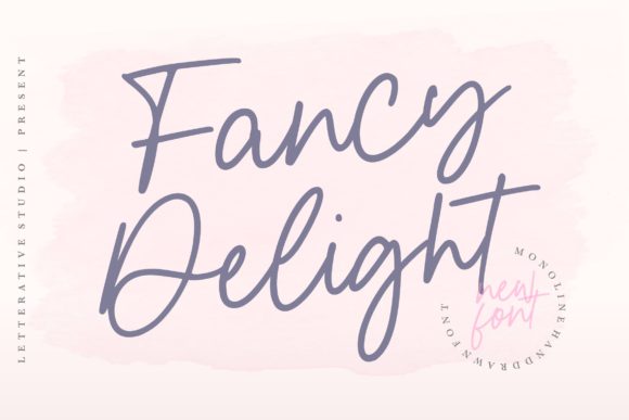 Fancy Delight: A Romantic Handwritten Font for Branding