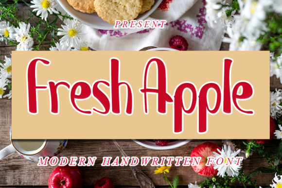 Fresh Apple: A Handwritten Font for Campaigns