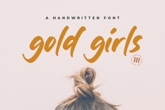Gold Girls: A Modern Handwritten Font for Web Design