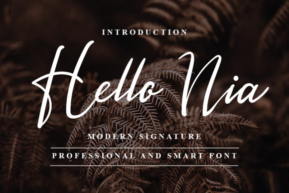 Hello Nia: A Handwritten Font for Modern Web Design