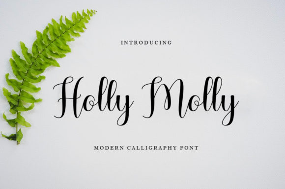 Holly Molly: A Romantic Script Font for Modern Marketers