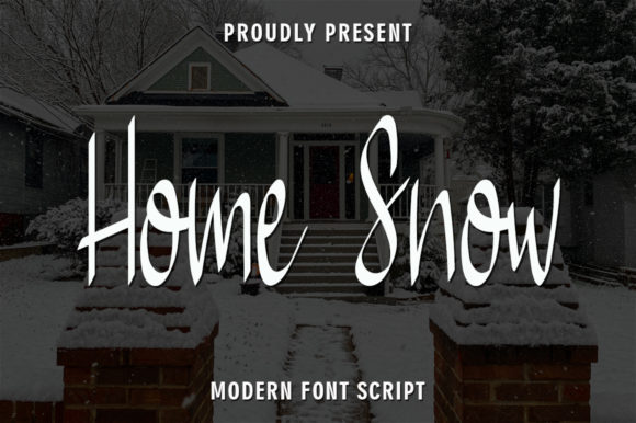 Home Snow: A Timeless Handwritten Font for Editorial Design