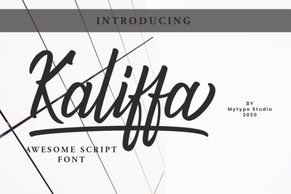 Kaliffa: A Premium Script Font for Web Design