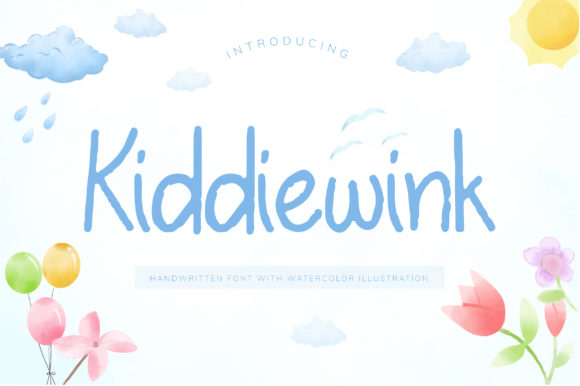 Kiddiewink: A Friendly Handwritten Font for Editors