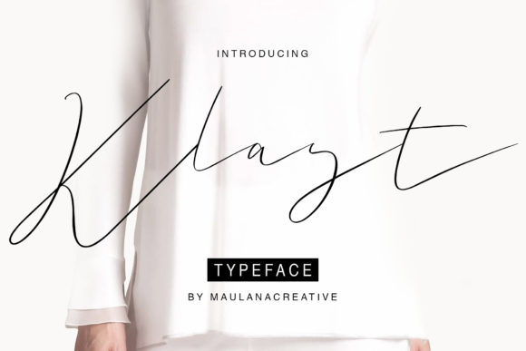 Klast: A Balanced Script Font for Editorial Design