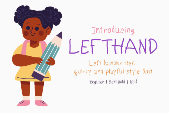 Lefthand: A Playful Handwritten Font for Web Design