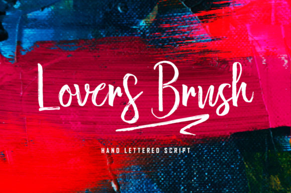 Lovers Brush: A Handwritten Font for Polished Branding