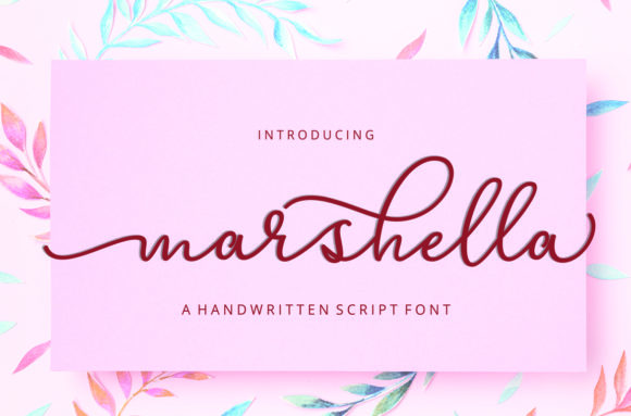 Marshella: A Modern Script Font for Your Brand