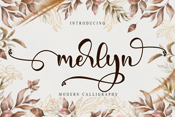 Merlyn: A Romantic Script Font for Modern Web Design