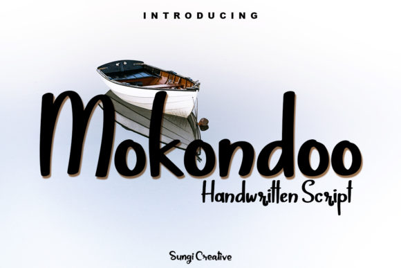Mokondoo: A Handwritten Font for Small Business Branding