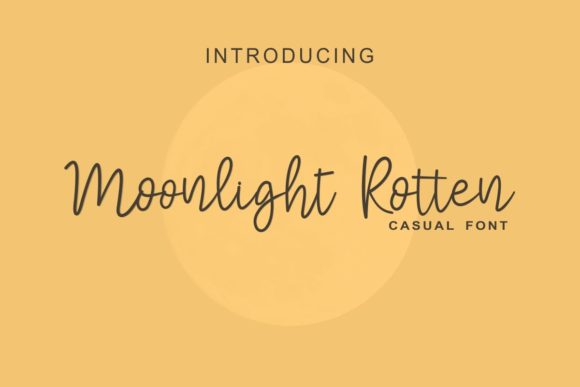 Moonlight Rotter: A Magical Handwritten Font for Marketers