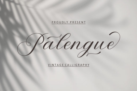 Palengue: An Elegant Handwritten Font for Editorial Design