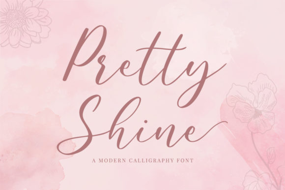 Pretty Shine: A Handwritten Font for Elegant Editorial Design