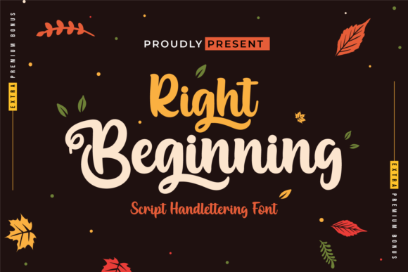 Right Beginning: A Handwritten Font for Modern Web Design