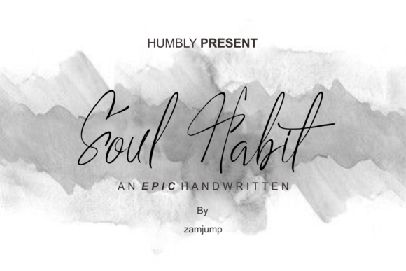 Soul Habit: A Delicate Handwritten Font for Modern Brands