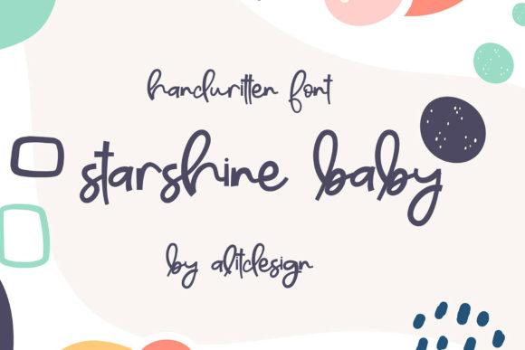 Starshine Baby: A Sweet Handwritten Font for Web Design