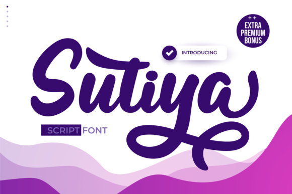 Sutiya: A Charming Script Font for Campaigns