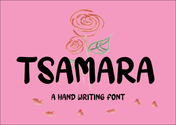 Tsamara: A Sweet Handwritten Font for Crafters