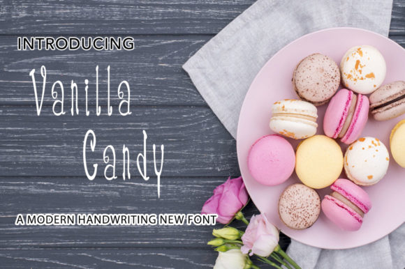 Vanilla Candy: A Dainty Handwritten Font for Branding