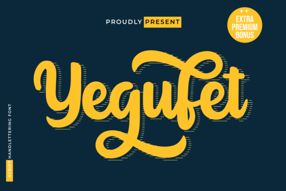 Yegufet: A Joyful Handwritten Font for Brand Identity